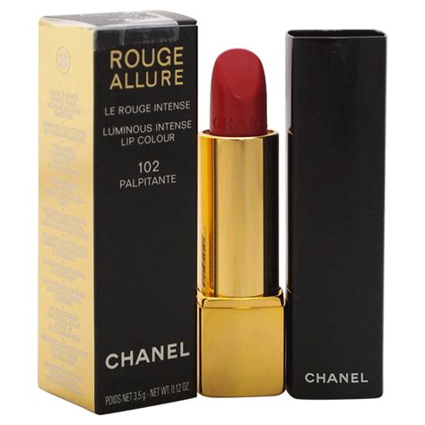 chanel rouge allure 102 palpitante tlnique|Chanel Palpitante (102) Rouge Allure Luminous Intense Lip.